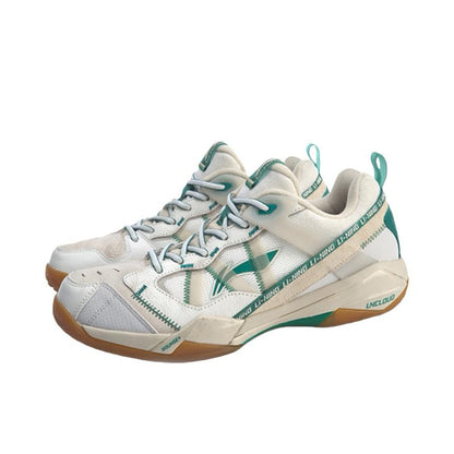 【Shi Yu Qi 】Li-Ning Invincible Ace Badminton Shoes - White/Green/Brown