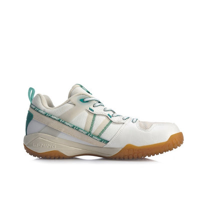 【Shi Yu Qi 】Li-Ning Invincible Ace Badminton Shoes - White/Green/Brown
