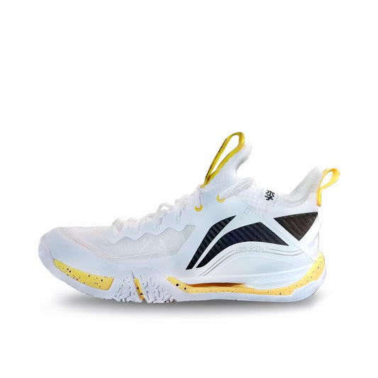 Li-Ning Saga 2 Pro Badminton Shoes - White/Yellow
