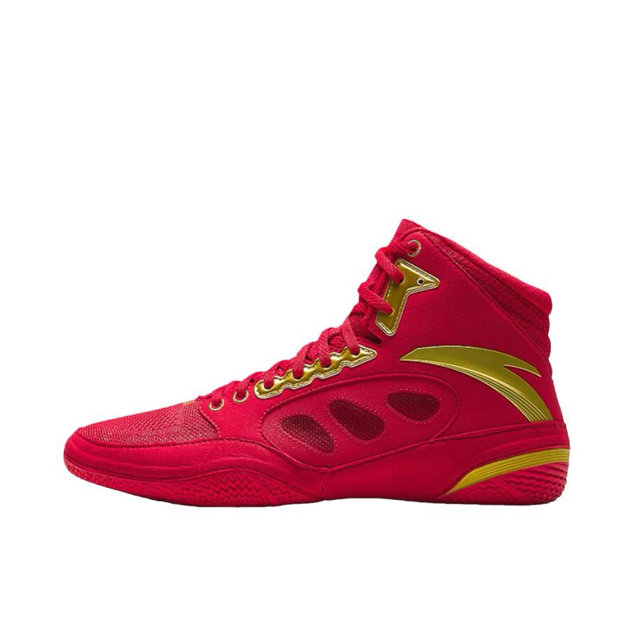 Anta | China National Team Professional Wrestling Shoes - Red/Gold