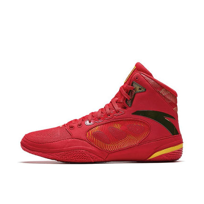 Anta | China National Team Professional Wrestling Shoes - Red/Gold/Black