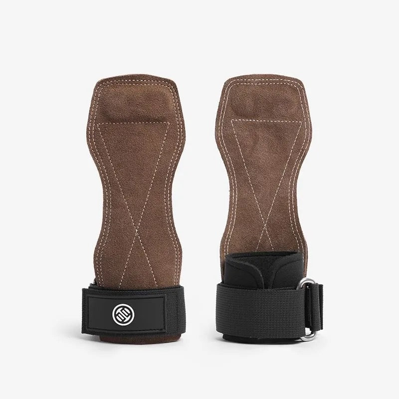 Lu Xiaojun 3.0 Leather Weightlifting Grips Deadlift Assist Straps