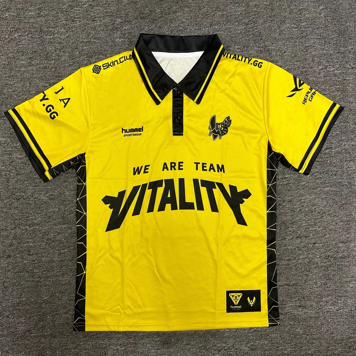 2025 Vitality Team | CSGO ZYWOO/ROPZ Yellow Polo Shirt – Anto Sports