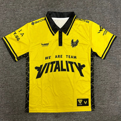 2025 Vitality Team | CSGO ZYWOO/ROPZ Yellow Polo Shirt
