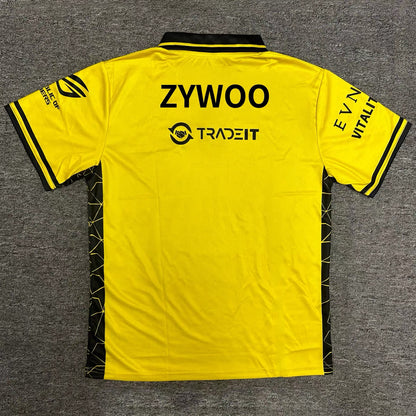 2025 Vitality Team | CSGO ZYWOO/ROPZ Yellow Polo Shirt
