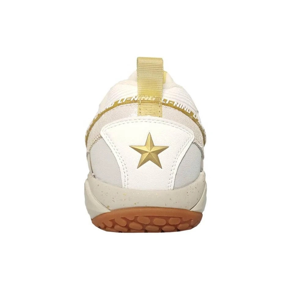 【Shi Yu Qi 】Li-Ning Invincible Ace Badminton Shoes White-golden