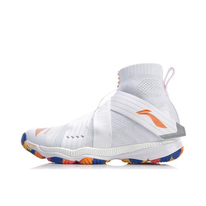Li-Ning Ranger 4 High Professional Badminton Shoes - Standard White
