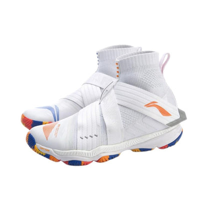 Li-Ning Ranger 4 High Professional Badminton Shoes - Standard White