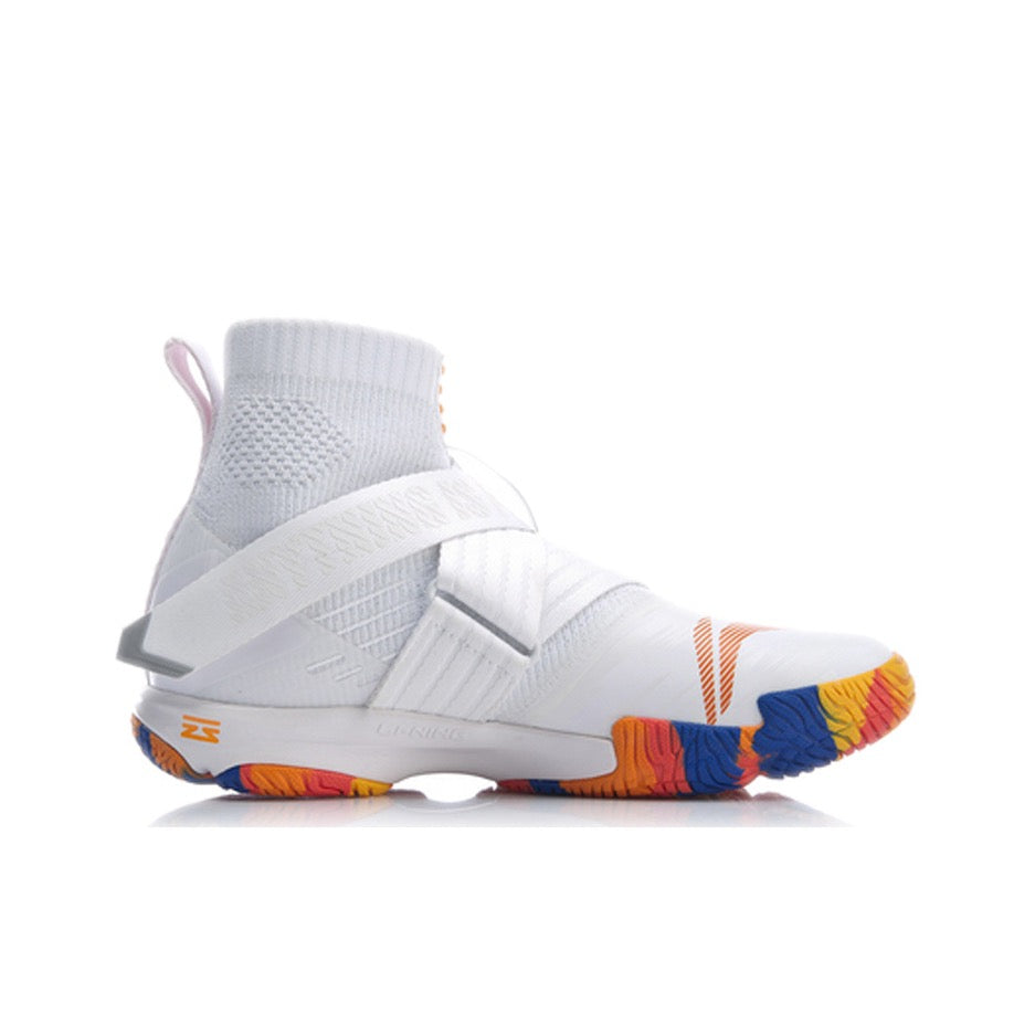 Li-Ning Ranger 4 High Professional Badminton Shoes - Standard White