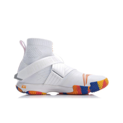 Li-Ning Ranger 4 High Professional Badminton Shoes - Standard White