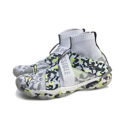 Li-Ning Ranger 4 High Professional Badminton Shoes - White/Green