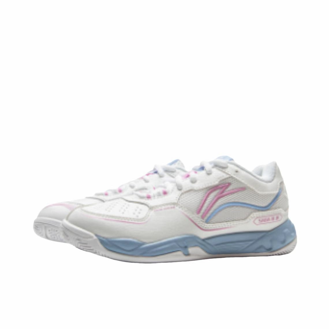 Kids Li-Ning Saga 3 Badminton Shoes - Standard White