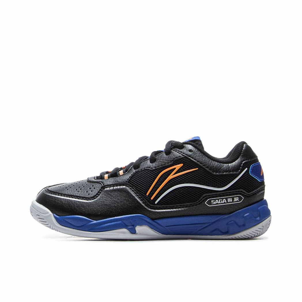 Kids Li-Ning Saga 3 Badminton Shoes - Black