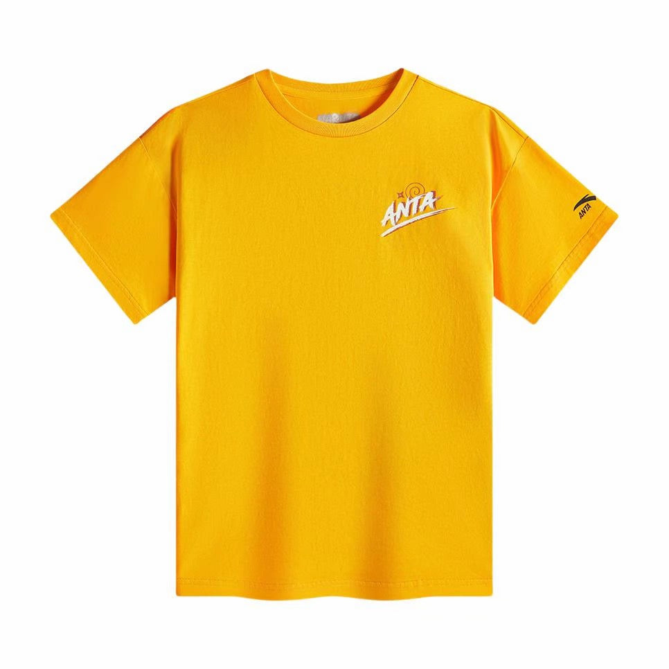 Youth/Kids Anta Naruto 2025 Summer Pure Cotton T-Shirt