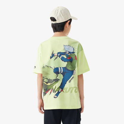 Youth/Kids Anta Naruto 2025 Summer Pure Cotton T-Shirt