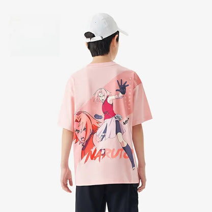 Youth/Kids Anta Naruto 2025 Summer Pure Cotton T-Shirt