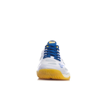 Li-Ning Gyrfalcon 4 Badminton Shoes - White/Blue/Yellow