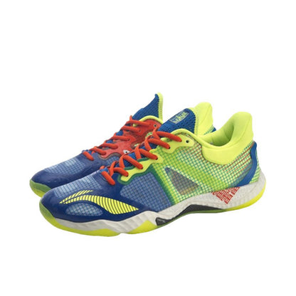 Li-Ning Gyrfalcon 4 Badminton Shoes - Blue/Yellow
