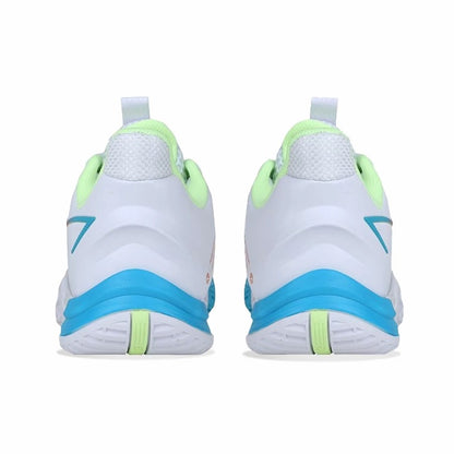 Li-Ning Saga SE Badminton Shoes - White/Blue