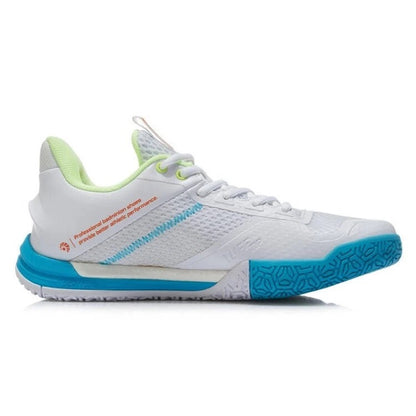 Li-Ning Saga SE Badminton Shoes - White/Blue