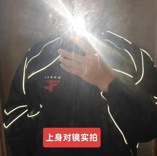 FAZE CLAN 2026 CSGO Reflective Embroidered Jacket TWISTZZ