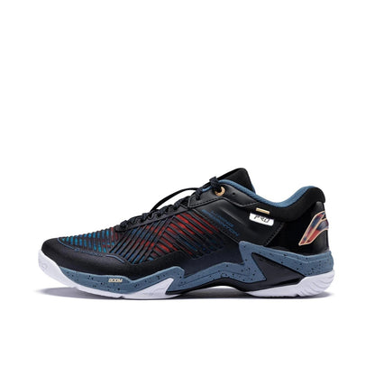 Li-Ning Thunder Pro Badminton Shoes - Black Blue