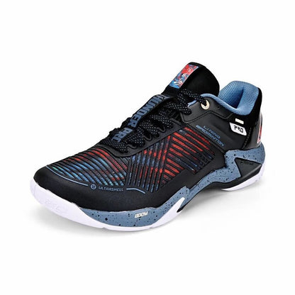 Li-Ning Thunder Pro Badminton Shoes - Black Blue