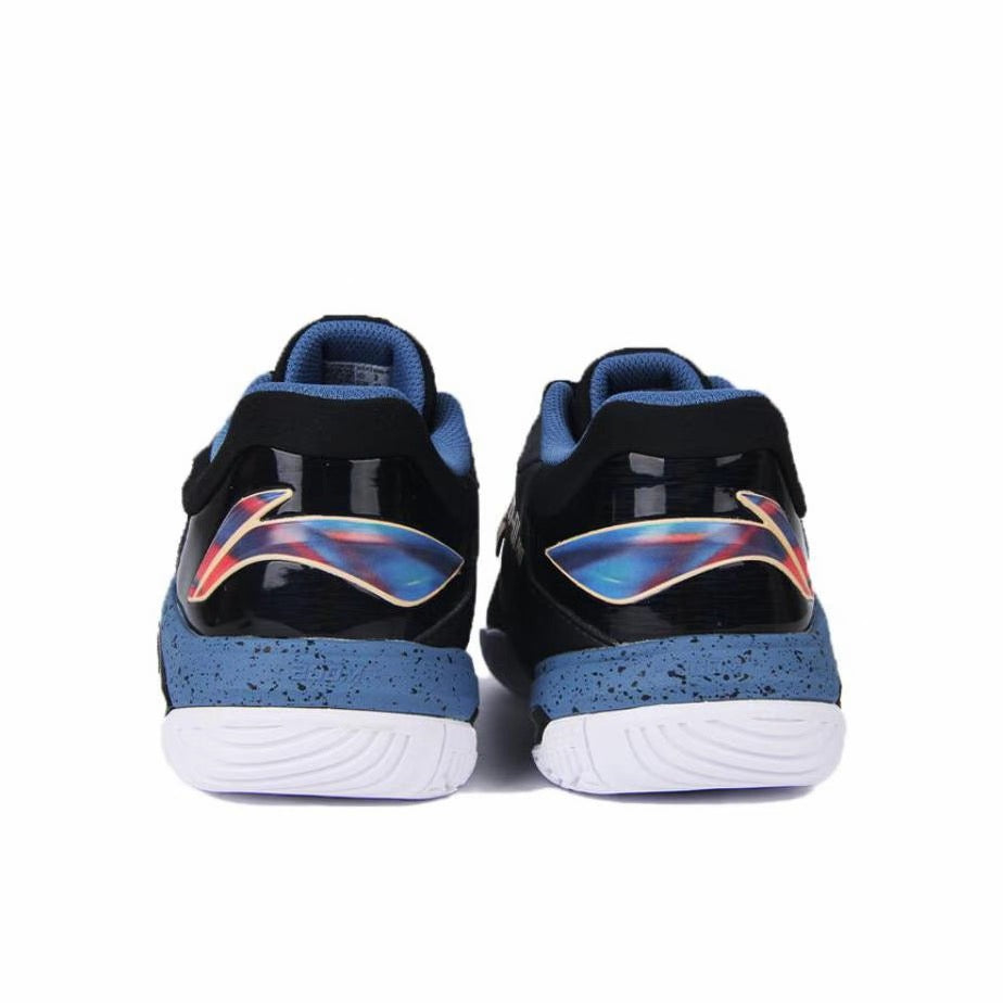 Li-Ning Thunder Pro Badminton Shoes - Black Blue