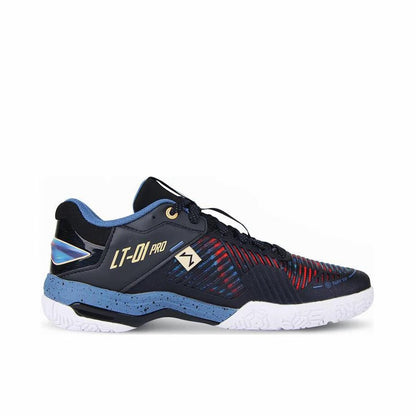 Li-Ning Thunder Pro Badminton Shoes - Black Blue