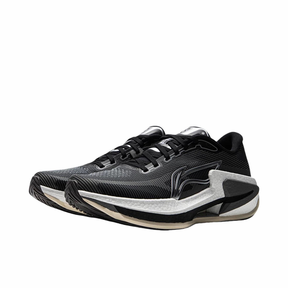 （Men & Women) Li-Ning Furious Rider 8 Running Shoes - Black