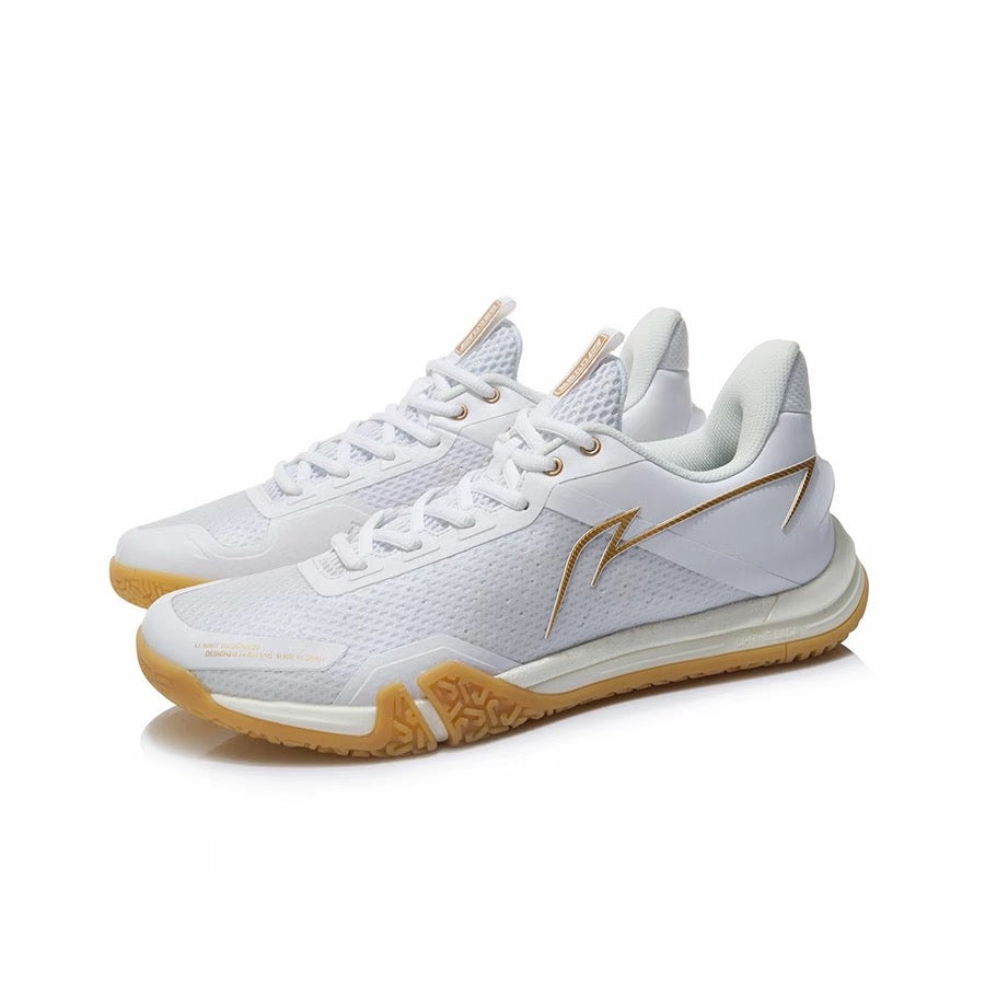 Li-Ning Saga SE Badminton Shoes - White
