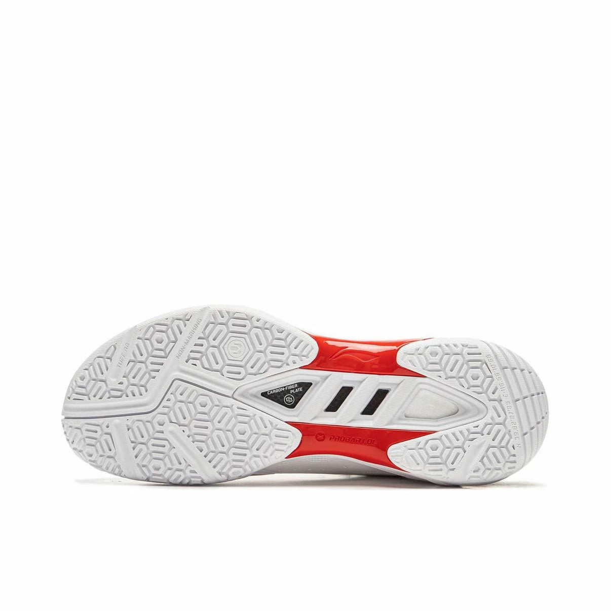 Li-Ning Halberd ZJ 2.0 Badminton Shoes - White/Red
