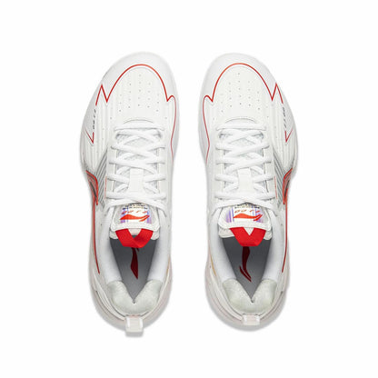 Li-Ning Halberd ZJ 2.0 Badminton Shoes - White/Red