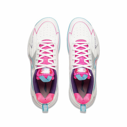 Li-Ning Halberd ZJ 2.0 Badminton Shoes - White/Blue/Pink