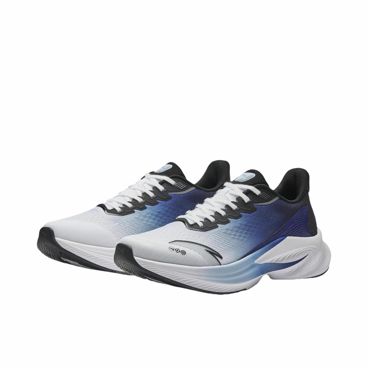 【Yibo Wang】 Anta Stinger 6 Fabric PP Film Running Shoes - White/Blue