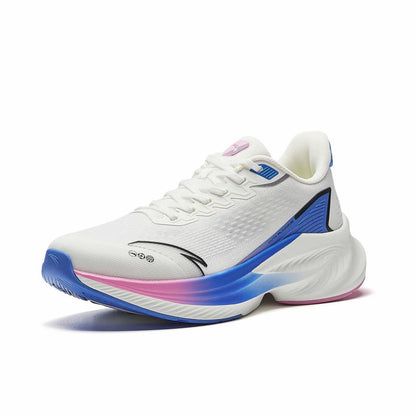 【Yibo Wang】 Anta Stinger 6 Fabric PP Film Running Shoes - White/Blue/Pink