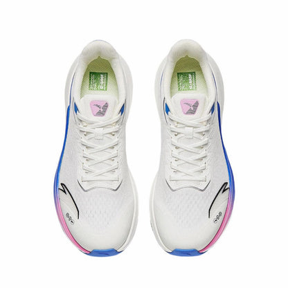 【Yibo Wang】 Anta Stinger 6 Fabric PP Film Running Shoes - White/Blue/Pink