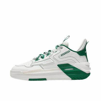 （Women & Men）Anta Badao 2026 Spring Casual Sneakers - White/Green