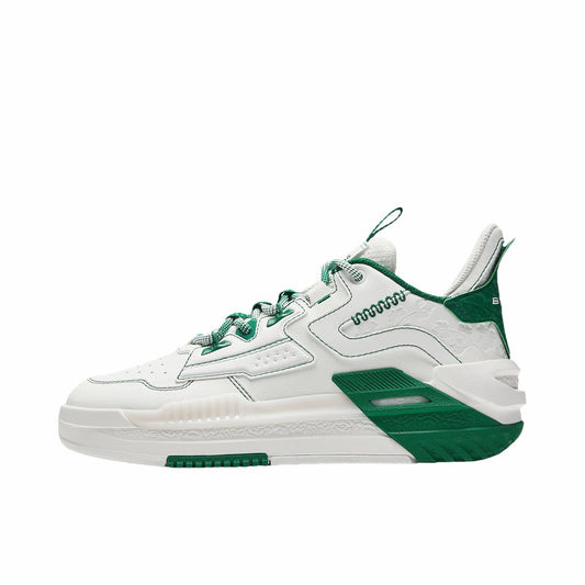 （Women & Men）Anta Badao 2026 Spring Casual Sneakers - White/Green