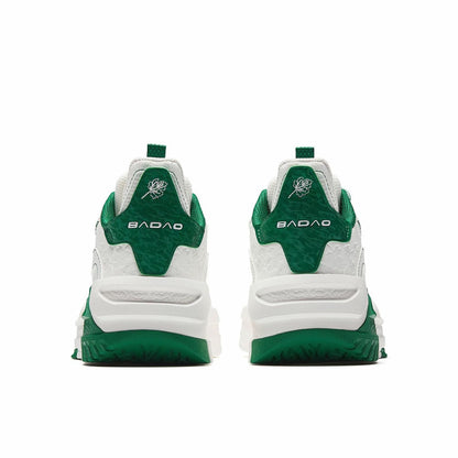 （Women & Men）Anta Badao 2026 Spring Casual Sneakers - White/Green