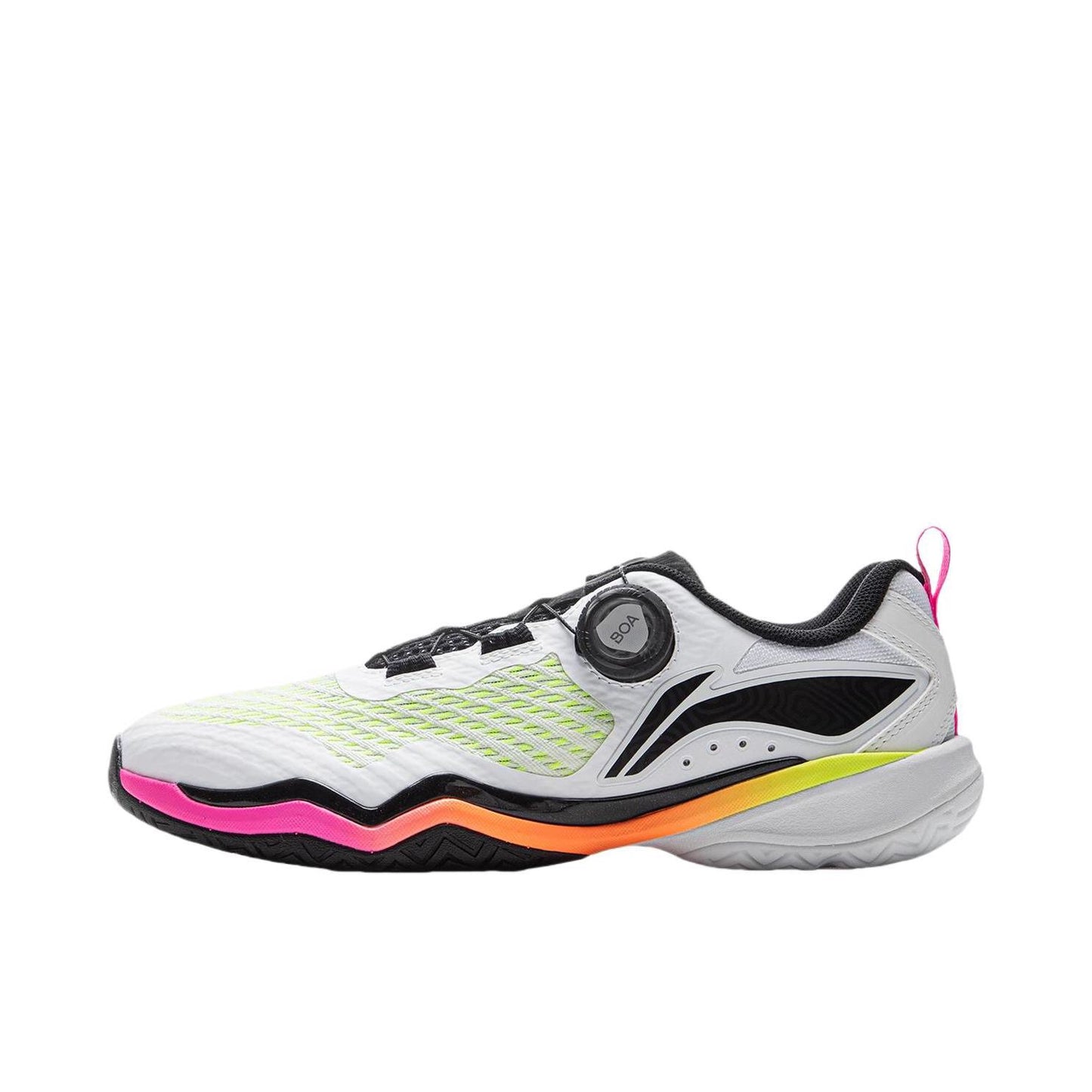 Li-Ning MAGE 2.0 Table Tennis Shoes - White/Pink/Green