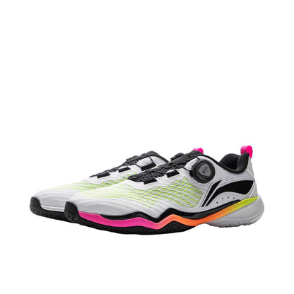 Li-Ning MAGE 2.0 Table Tennis Shoes - White/Pink/Green
