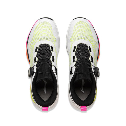 Li-Ning MAGE 2.0 Table Tennis Shoes - White/Pink/Green