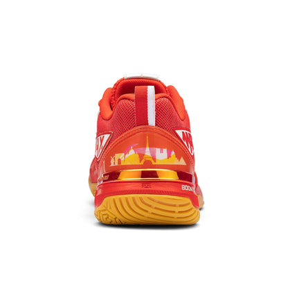 Blade DF-01 Max | Li-Ning Badminton Shoes - Mandarin Duck/Blue Red