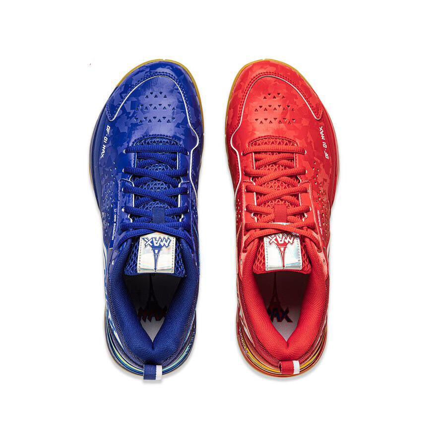 Blade DF-01 Max | Li-Ning Badminton Shoes - Mandarin Duck/Blue Red