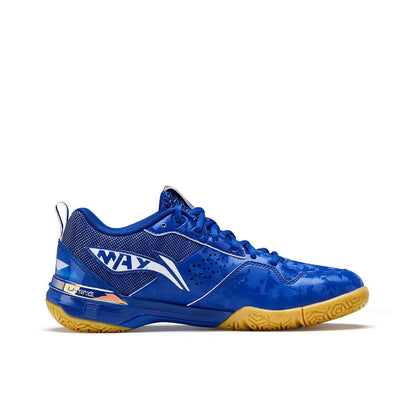 Blade DF-01 Max | Li-Ning Badminton Shoes - Mandarin Duck/Blue Red