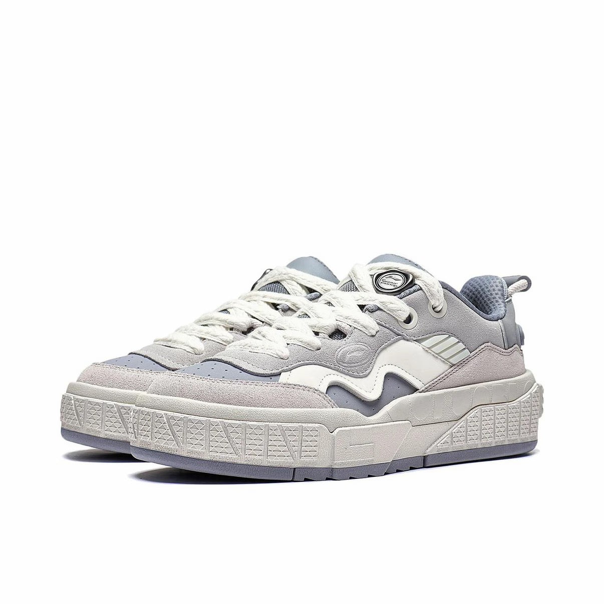 Teens in Times (He Junlin) x Li-Ning 001 UNBLOCK Low Casual Sneakers - Gray