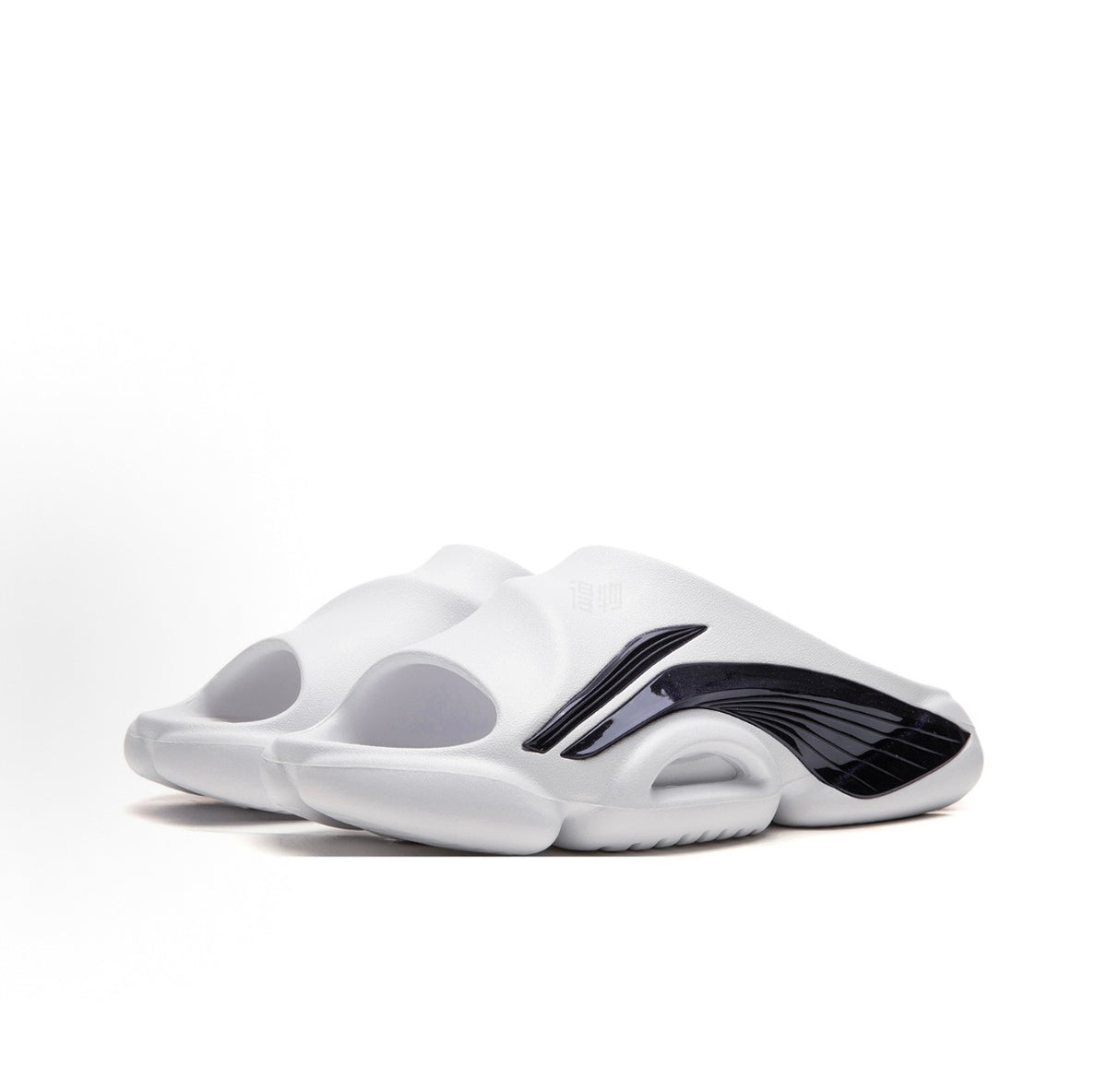 Li-Ning Badfive Basketball Slippers - White/Black