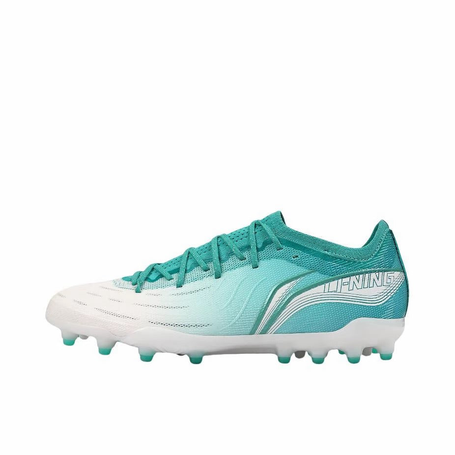 Li-Ning Ji Ying 3 MG Short Spike Soccer Boots - White/Green