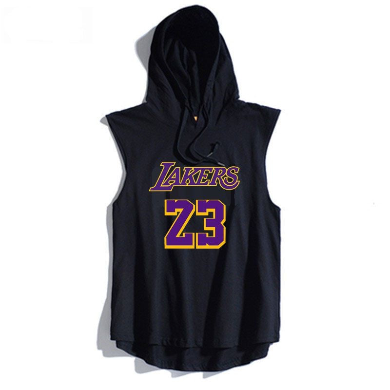 Warriors Team Sports Vest/Hooded Sleeveless Thin Quick-drying Shirt